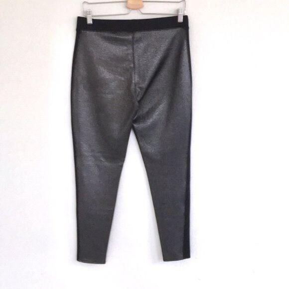 Rock & Republic Black/silver Shimmer Pants LARGE - Picture 5 of 8